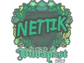 Sticker | nettik | Budapest 2025