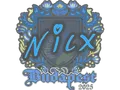 Sticker | nicx | Budapest 2025