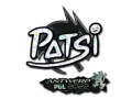Abțibild | Patsi (Sclipitor) | Antwerp 2022