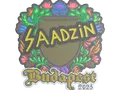 Sticker | saadzin (Embroidered) | Budapest 2025