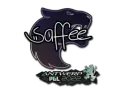 Klistermärke | saffee (Glitter) | Antwerp 2022 skin