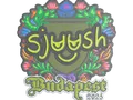 Sticker | sjuush (Embroidered) | Budapest 2025