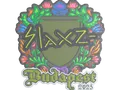 Sticker | slaxz- (Embroidered) | Budapest 2025