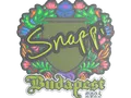 Sticker | Snappi (Embroidered) | Budapest 2025