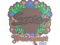 Sticker | Sonic (Embroidered) | Budapest 2025