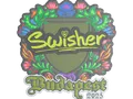 Sticker | Swisher (Embroidered) | Budapest 2025