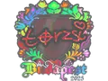 Sticker | torzsi (Holo) | Budapest 2025 skin
