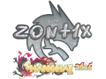 Sticker | zont1x (Glitter) | Shanghai 2024 skin