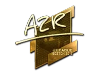 Sticker | AZR (Gold) | Boston 2018