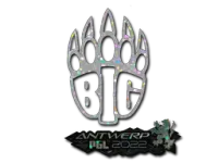 Sticker | BIG (Glitter) | Antwerp 2022