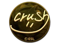 Sticker | crush (Gold) | Katowice 2019