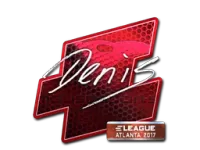 Sticker | denis (Foil) | Atlanta 2017