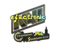 Sticker | electroNic (Holo) | Stockholm 2021