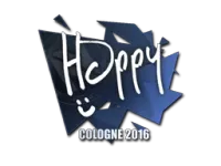 Sticker | Happy | Cologne 2016