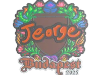 Sticker | jeorge (Embroidered) | Budapest 2025