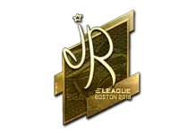 Sticker | jR (Gold) | Boston 2018