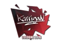 Sticker | karrigan | Cologne 2016