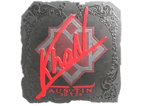 Sticker | khaN (Foil) | Austin 2025