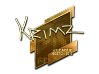 Sticker | KRIMZ (Gold) | Boston 2018