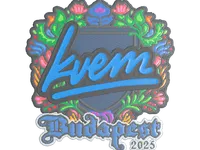 Sticker | Kvem (Embroidered) | Budapest 2025