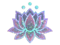 Sticker | Lotus (Glitter)