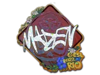 Sticker | maden (Glitter) | Rio 2022