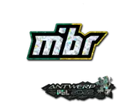 Sticker | MIBR (Glitter) | Antwerp 2022