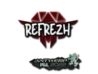 Sticker | refrezh (Glitter) | Antwerp 2022