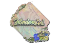 Sticker | w0nderful (Holo) | Rio 2022