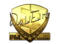 Sticker | WorldEdit (Gold) | Krakow 2017