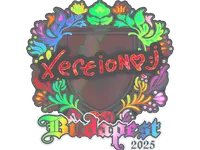 Sticker | xertioN (Holo) | Budapest 2025