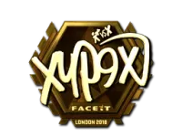 Sticker | Xyp9x (Gold) | London 2018