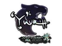 Sticker | yuurih (Glitter) | Antwerp 2022