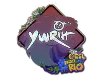 Sticker | yuurih (Glitter) | Rio 2022