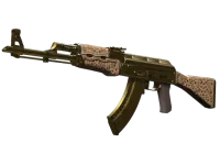 AK-47 | Arabesco dorado (Bastante desgastado) skin