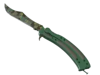 ★ Butterfly Knife | Boreal Forest (Well-Worn) skin