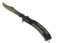 ★ Butterfly Knife | Case Hardened (Battle-Scarred)