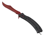 ★ Butterfly Knife | Crimson Web (Minimal Wear)