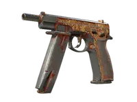 CZ75-Auto | Honey Paisley (Battle-Scarred) skin