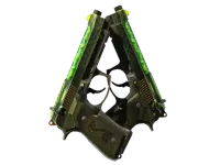 Dual Berettas | Cobra Strike (Well-Worn)
