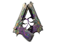 Dual Berettas | Flora Carnivora (Battle-Scarred)