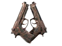Dual Berettas | Mystic Conjunction (Well-Worn) skin