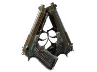 Çift Beretta | İncelik (Savaş Görmüş) skin