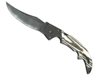 ★ Falchion Knife | Black Laminate (Factory New) skin