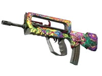 FAMAS | Bad Trip (Battle-Scarred)