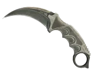 ★ Karambit | Black Laminate (Battle-Scarred)