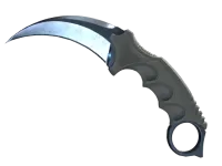Karambit (★) | Niebieska stal (po testach bojowych) skin