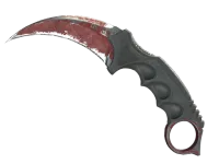 ★ Karambit | Crimson Web (Battle-Scarred) skin