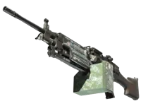 M249 | Blizzard Marbleized (Battle-Scarred) skin