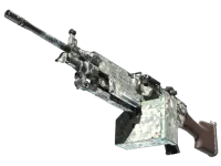 M249 | Blizzard Marbleized (Well-Worn) skin